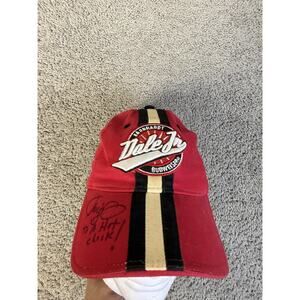 Dale Earnhardt Jr 8 Hat Cap Strap Back Mens One Size Red NASCAR Racing Chase